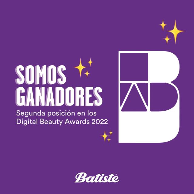 ¡No podemos parar de celebrar! Y es que este año nos están cayendo un montón de premios que reconocen que los champús en seco Batiste son un producto 🔝🔝🔝! Y es que hemos sido premiados en los Digital Beauty Awards y nos hace muchísima ilusión. Enhorabuena a tod@s los que formamos parte de Batiste. Este galardón es también un reconocimiento al trabajo bien hecho. 

¡Gracias @digitalbeautyawards!

#Batiste #Champúenseco #DigitalBeautyAwards #DBA2022 #BatisteLover #Dryshampoo #Premios